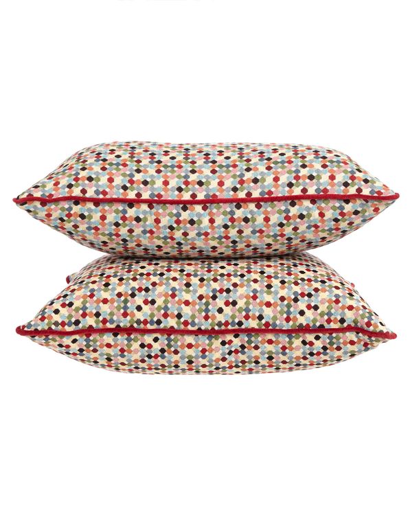 Carolyn Donnelly Eclectic Geo Multi Spot Cushion