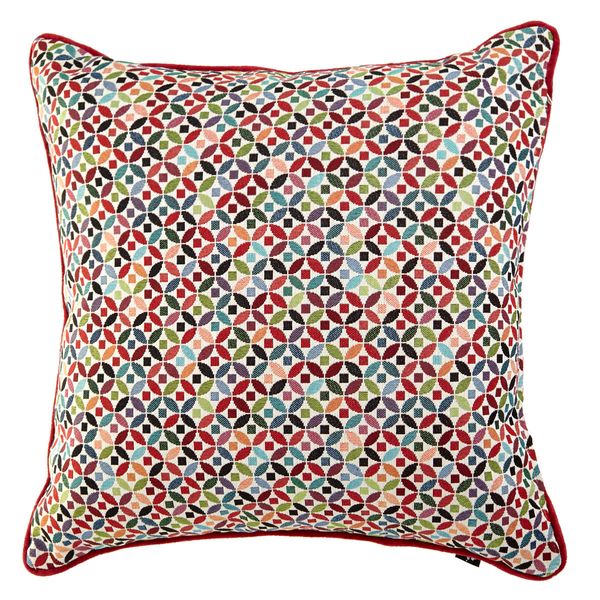 Carolyn Donnelly Eclectic Geo Circle Cushion