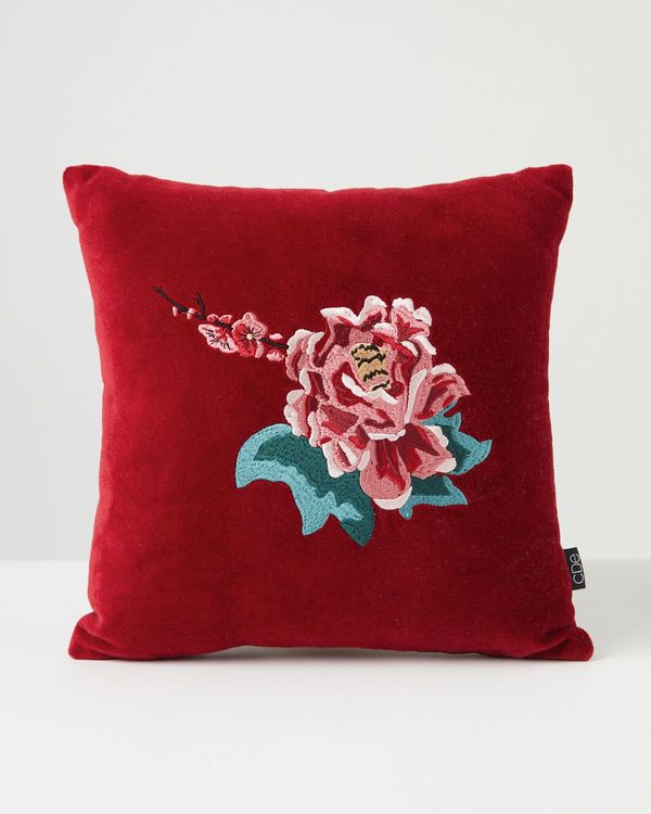 Carolyn Donnelly Eclectic Embroidered Scatter Cushion