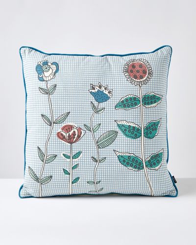 Carolyn Donnelly Eclectic Multi Stem Flower Cushion thumbnail