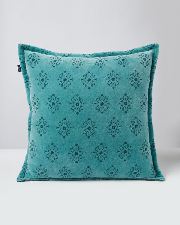 Carolyn Donnelly Eclectic Printed Velvet Cushion