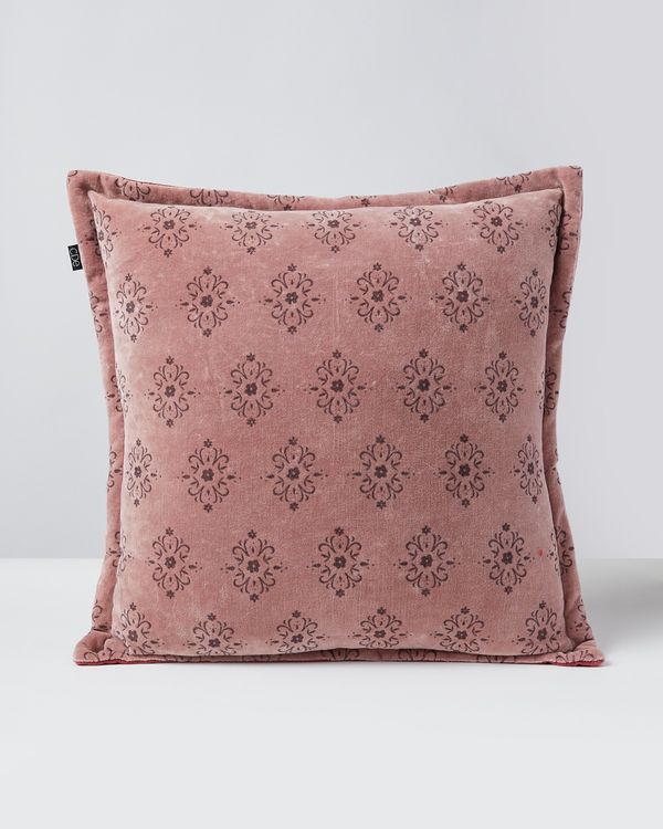 Carolyn Donnelly Eclectic Printed Velvet Cushion