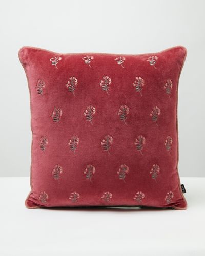 Carolyn Donnelly Eclectic Ditsy Velvet Cushion thumbnail