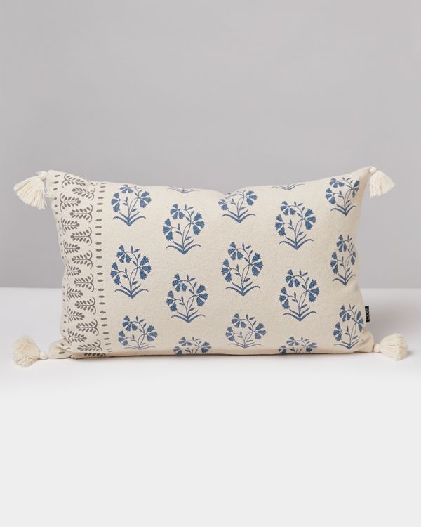 Carolyn Donnelly Eclectic Block Print Rectangular Cushion