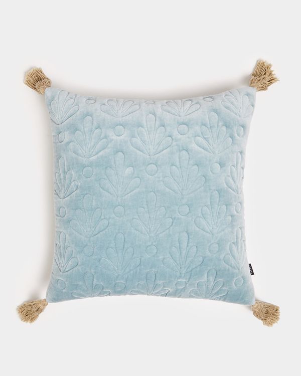 Carolyn Donnelly Eclectic Quilted Velvet Cushion