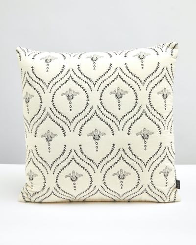 Carolyn Donnelly Eclectic Cream Quilted Cushion