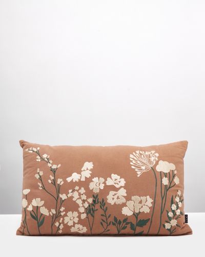 Carolyn Donnelly Eclectic Floral Rectangle Cushion