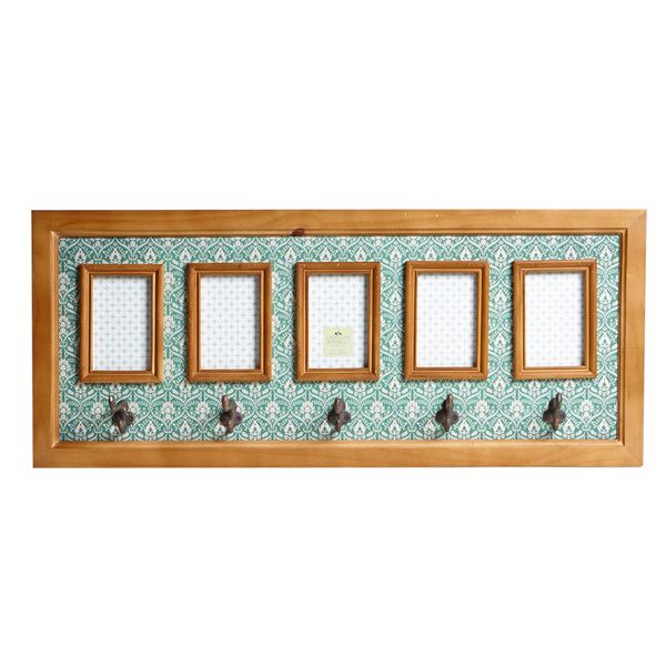 Carolyn Donnelly Eclectic Printed Multiframe With Hooks