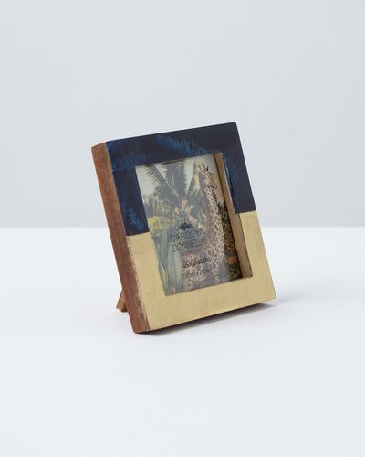 Carolyn Donnelly Eclectic Brass Inlay Picture Frame thumbnail