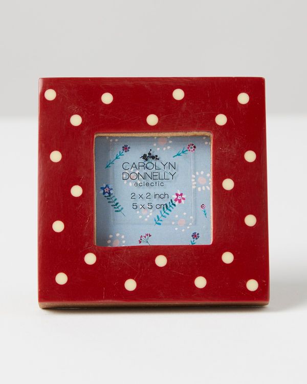 Carolyn Donnelly Eclectic Polka Dot Picture Frame
