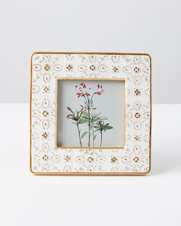 Carolyn Donnelly Eclectic Square Floral Frame