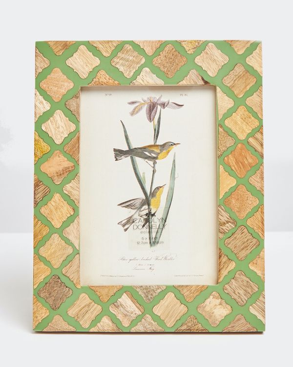 Carolyn Donnelly Eclectic Wood Tile Frame