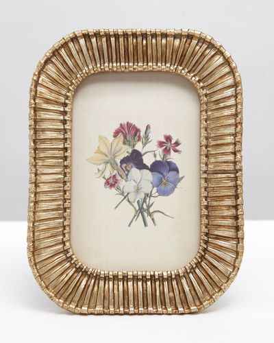 Carolyn Donnelly Eclectic Gold Ribbed Frame