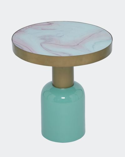 Carolyn Donnelly Eclectic Marbled Side Table thumbnail