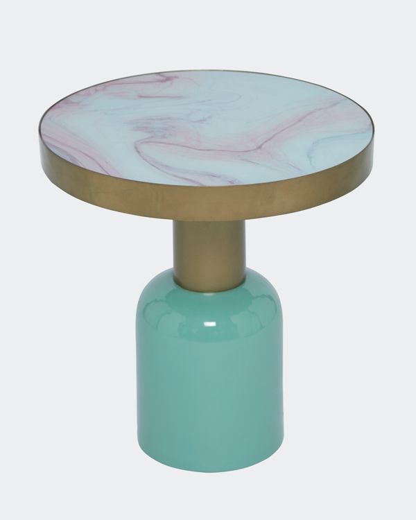Carolyn Donnelly Eclectic Marbled Side Table