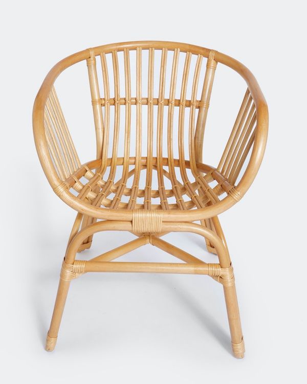Carolyn Donnelly Eclectic Rattan Chair
