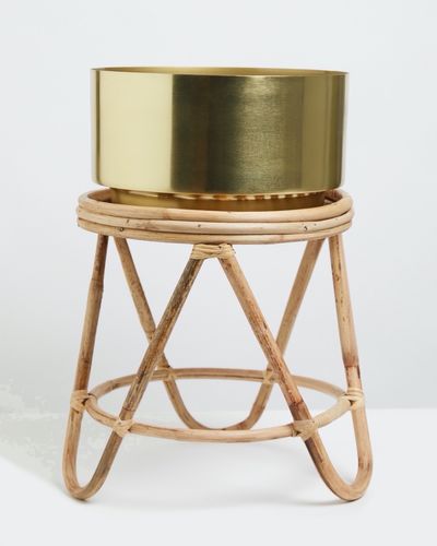 Carolyn Donnelly Eclectic Rattan Planter