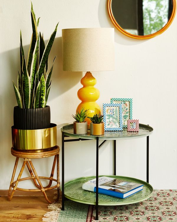 Carolyn Donnelly Eclectic Enamel Two-Tier Coffee Table