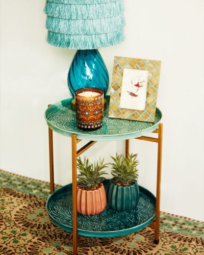 Carolyn Donnelly Eclectic Enamel Side Table thumbnail