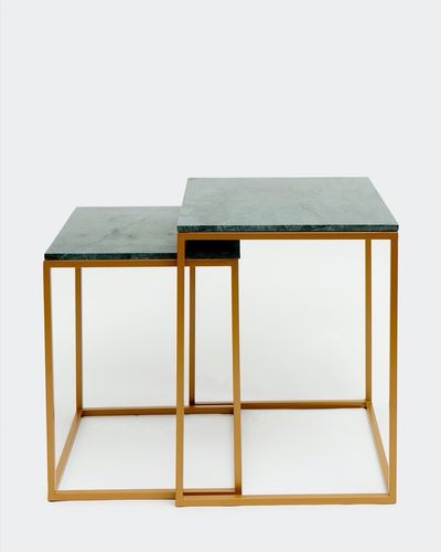 Carolyn Donnelly Eclectic Marble Side Table