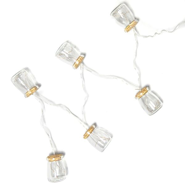 Carolyn Donnelly Eclectic Corked Jar String Lights