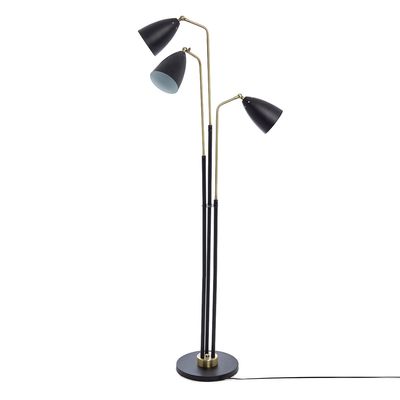 Carolyn Donnelly Eclectic Triple Head Floor Lamp thumbnail