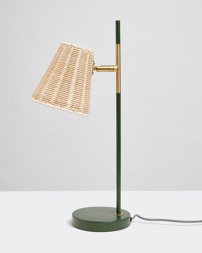 Carolyn Donnelly Eclectic Rattan Table Lamp