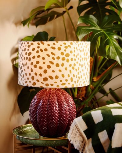 Carolyn Donnelly Eclectic Texture Glass Table Lamp