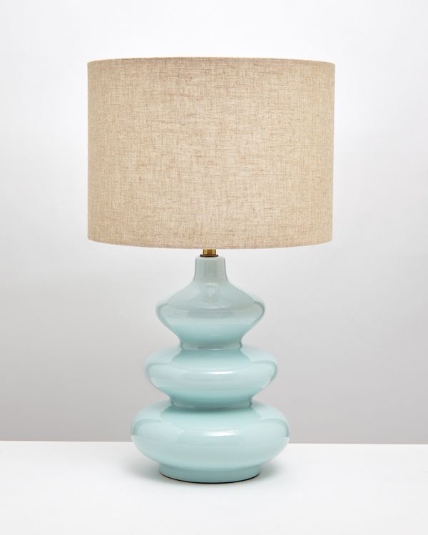Carolyn Donnelly Eclectic Tiered Ceramic Lamp
