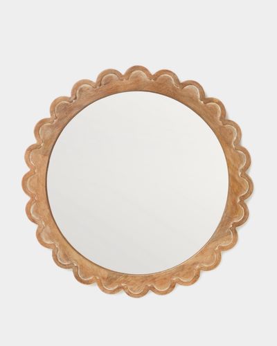 Carolyn Donnelly Eclectic Carved Mirror