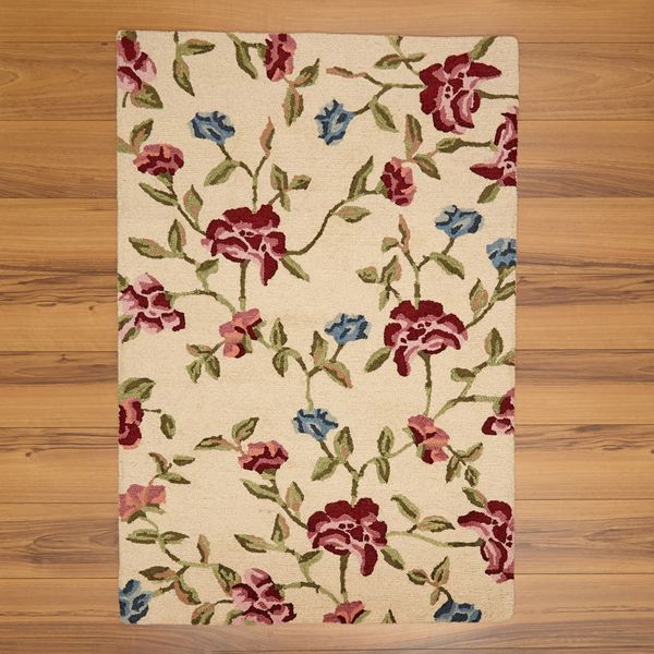 Carolyn Donnelly Eclectic Rose Trail Wool Rug