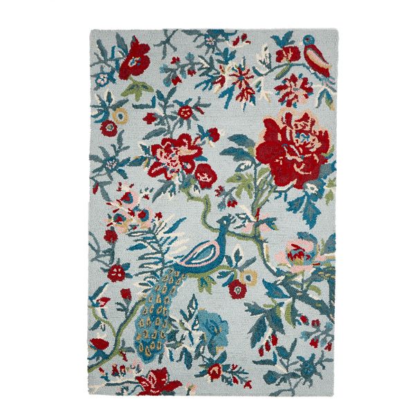 Carolyn Donnelly Eclectic Peacock Rug