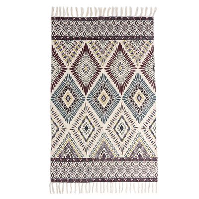 Carolyn Donnelly Eclectic Diamond Geo Printed Rug thumbnail