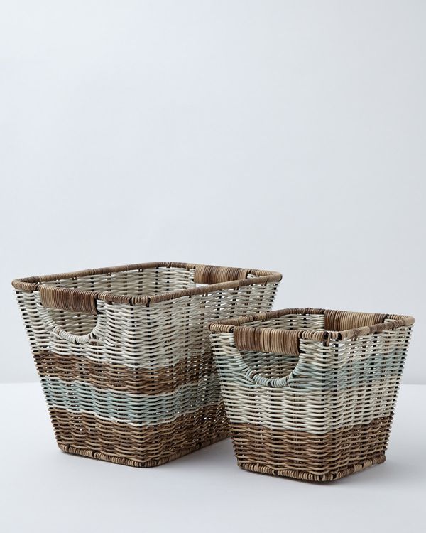 Carolyn Donnelly Eclectic Bali Rectangular Basket