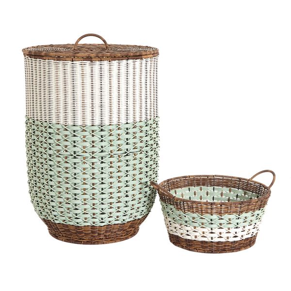 Carolyn Donnelly Eclectic Bali Laundry Basket