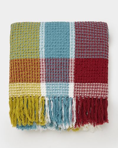 Carolyn Donnelly Eclectic Waffle Throw