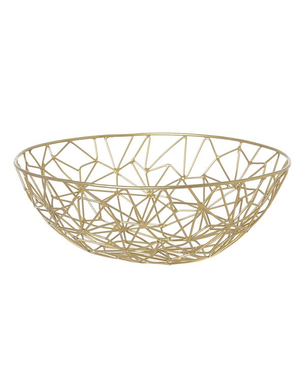 Carolyn Donnelly Eclectic Geo Wire Fruit Bowl