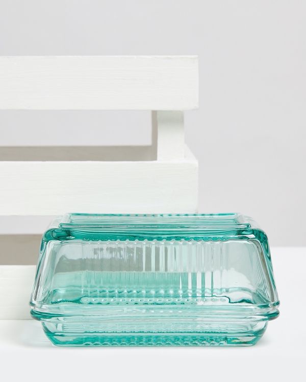 Carolyn Donnelly Eclectic Glass Butter Dish