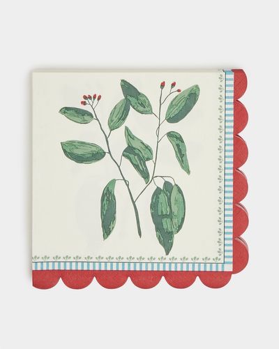 Carolyn Donnelly Eclectic Scalloped Paper Napkins - Pack Of 20 thumbnail