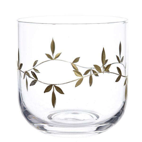 Carolyn Donnelly Eclectic Gold Leaf Tumbler