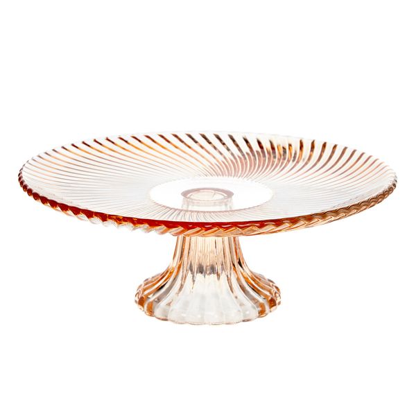 Carolyn Donnelly Eclectic Glass Vintage Cake Stand
