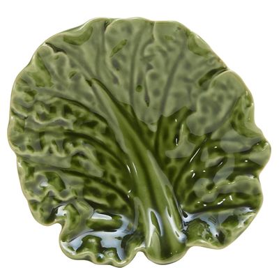 Carolyn Donnelly Eclectic Cabbage Leaf Serving Plate thumbnail