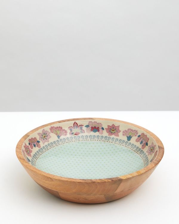 Carolyn Donnelly Eclectic Wooden Serving Bowl