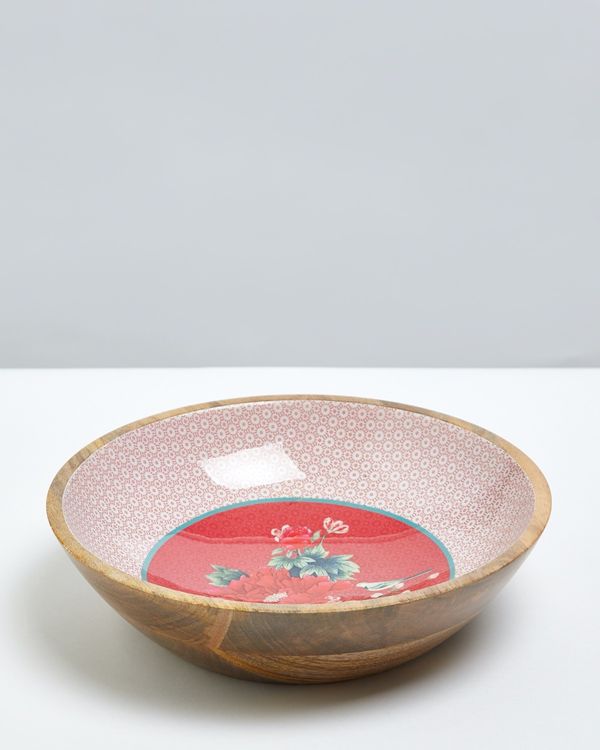 Carolyn Donnelly Eclectic Wooden Serving Bowl
