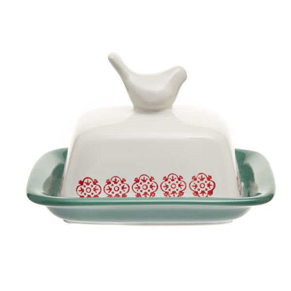 Carolyn Donnelly Eclectic Bird Butter Dish