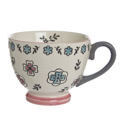 Carolyn Donnelly Eclectic Floral Footed Mug thumbnail
