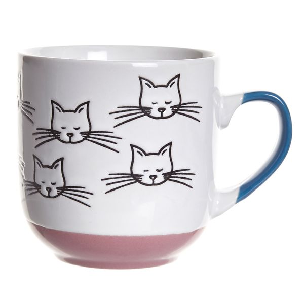 Carolyn Donnelly Eclectic Cat Print Mug