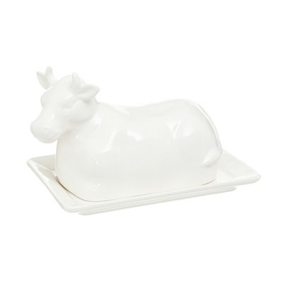 Carolyn Donnelly Eclectic Cow Butter Dish thumbnail