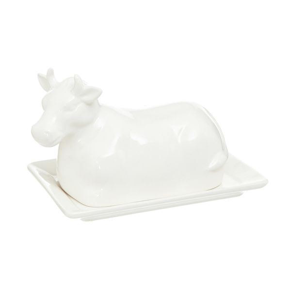 Carolyn Donnelly Eclectic Cow Butter Dish