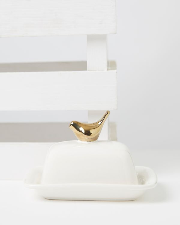 Carolyn Donnelly Eclectic Bird Butter Dish